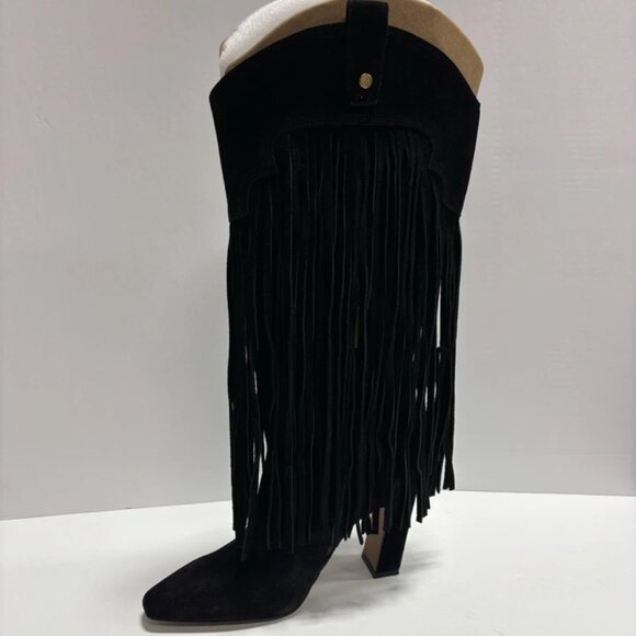 Vince Camuto Women’s Sheila, Black Western Boots, Size 6.5W, Extra Wide - Picture 2 of 7